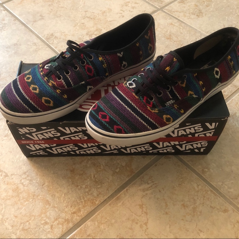 Women’s Striped Vans